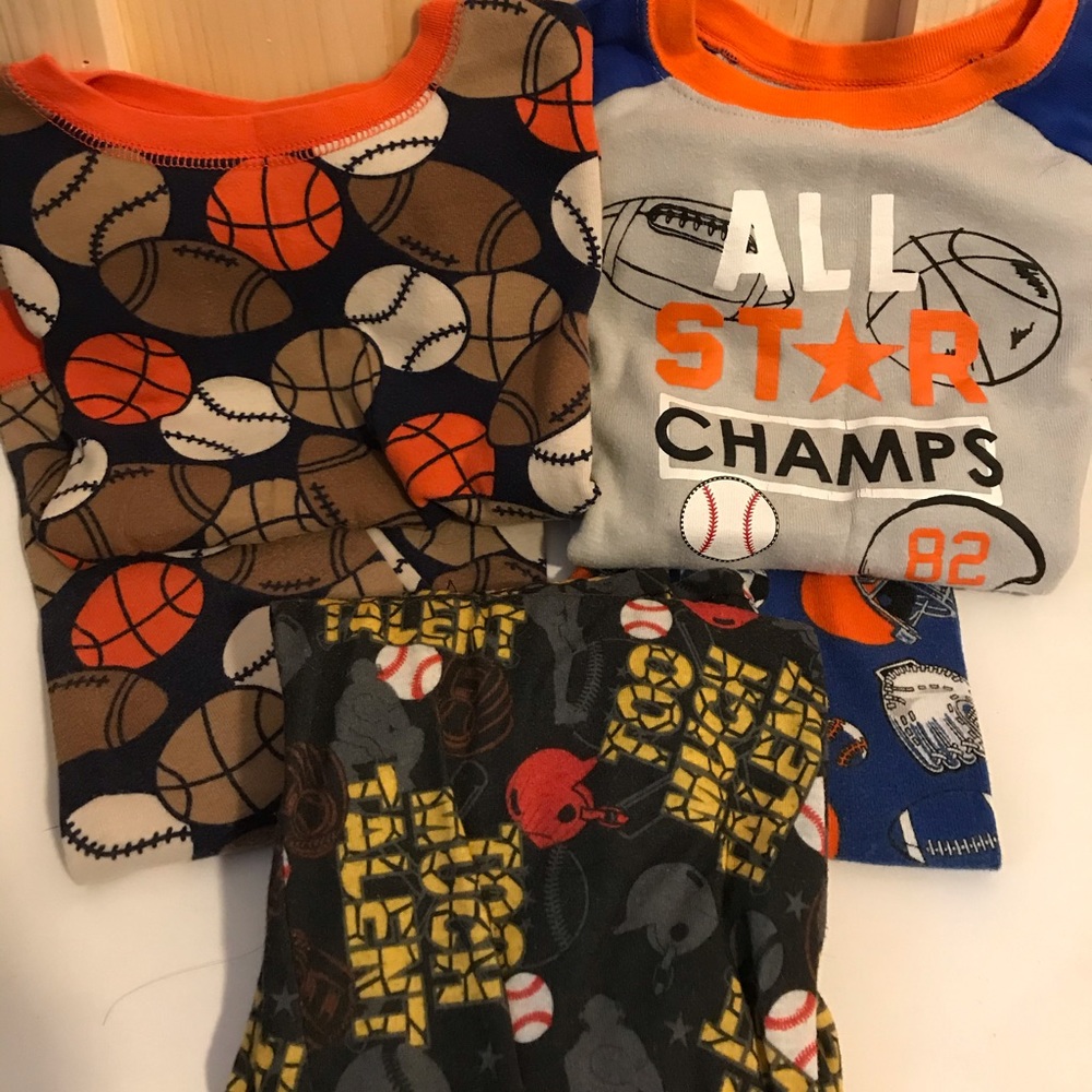 Lot of 4T boys pajamas